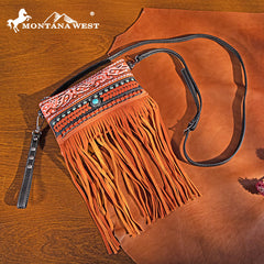 Montana West Fringe Collection Clutch/Crossbody