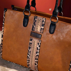 Wrangler Leopard Print Concealed Carry Tote