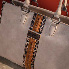 Wrangler Leopard Print Concealed Carry Tote