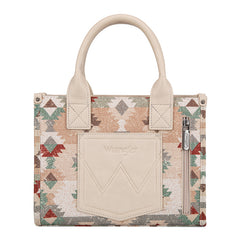 Wrangler Southwestern Print Canvas Tote Bag