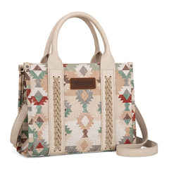 Wrangler Southwestern Print Canvas Tote Bag