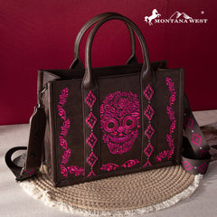 2024 New Montana West Sugar Skull Collection Tote/Crossbody Bag