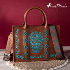 2024 New Montana West Sugar Skull Collection Tote/Crossbody Bag