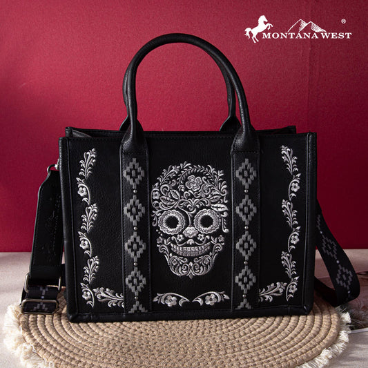 2024 New Montana West Sugar Skull Collection Tote/Crossbody Bag