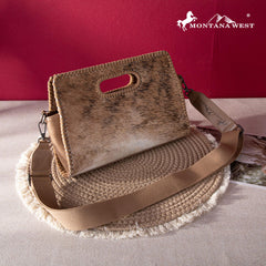 2024 New Montana West Hair-On Cowhide Collection Crossbody Bag