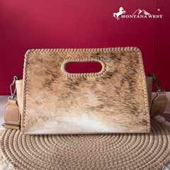 2024 New Montana West Hair-On Cowhide Collection Crossbody Bag