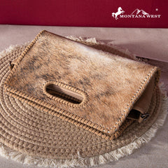 2024 New Montana West Hair-On Cowhide Collection Crossbody Bag