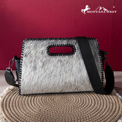 2024 New Montana West Hair-On Cowhide Collection Crossbody Bag