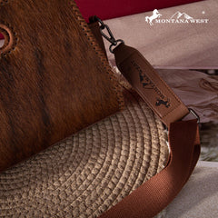 2024 New Montana West Hair-On Cowhide Collection Crossbody Bag