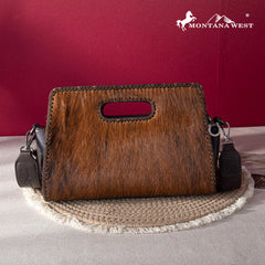 2024 New Montana West Hair-On Cowhide Collection Crossbody Bag