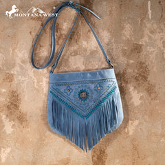 Montana West Concho Collection Concealed Carry Crossbody Bag