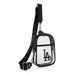 MLB-LA30-001BL  MLB Los Angeles Dodgers Clear Mini Sling Stadium Bag
