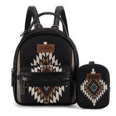 Wrangler Southwestern Knitted Mini Backpack With Coin Pouch