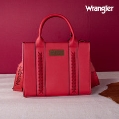 WG70-8120D  Wrangler Whipstitch Small Tote/Crossbody - Red