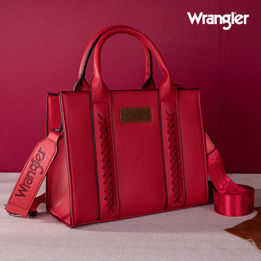 WG70-8120D  Wrangler Whipstitch Small Tote/Crossbody - Red