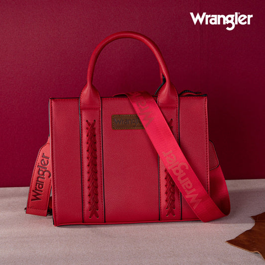 WG70-8120D  Wrangler Whipstitch Small Tote/Crossbody - Red
