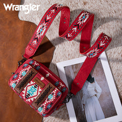 Wrangler Aztec Printed Crossbody Purse