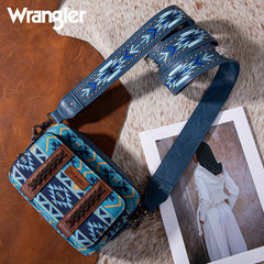 Wrangler Aztec Printed Crossbody Purse