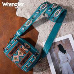 Wrangler Aztec Printed Crossbody Purse