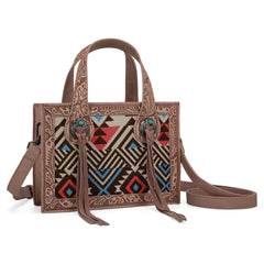 Montana West Aztec Tapestry Mini Tote/Crossbody