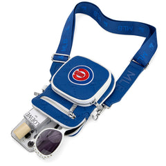 MLB Chicago Cubs Crossbody Bag-Blue