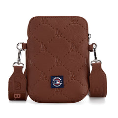 MLB Los Angeles Dodgers Crossbody Bag-Brown