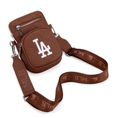 MLB Los Angeles Dodgers Crossbody Bag-Brown