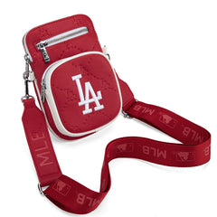 MLB Los Angeles Dodgers Crossbody Bag-Red