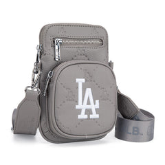 MLB Los Angeles Dodgers Crossbody Bag-Grey