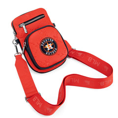 MLB Houston Astros Crossbody Bag-Orange