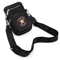 MLB Houston Astros Crossbody Bag-Black