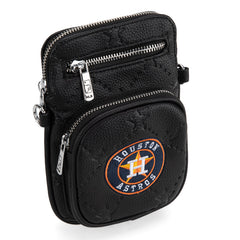 MLB Houston Astros Crossbody Bag-Black