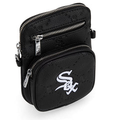 MLB Chicago White Sox Crossbody Bag-Black