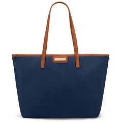 Montana West Waterproof Nylon Tote Bag-Dark Blue