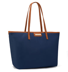 Montana West Waterproof Nylon Tote Bag-Dark Blue