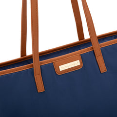 Montana West Waterproof Nylon Tote Bag-Dark Blue