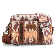 Wrangler Aztec Printed Crossbody Purse