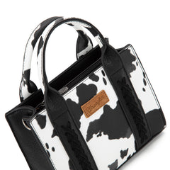 Wrangler Cow Print Concealed Mini Tote Bag