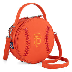 MLB San Francisco Giants Leather Circle Crossbody Bag