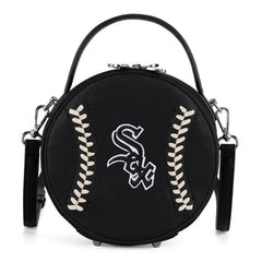 MLB Chicago White Sox Leather Circle Crossbody Bag