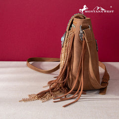 MWF1047-8360 Montana West Fringe Collection Crossbody