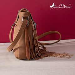 MWF1047-8360 Montana West Fringe Collection Crossbody