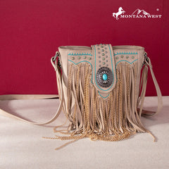 MWF1047-8360 Montana West Fringe Collection Crossbody