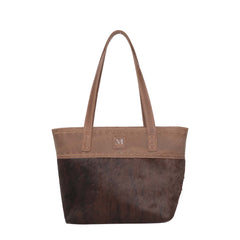 Montana West Genuine Leather Safety Travel Tote