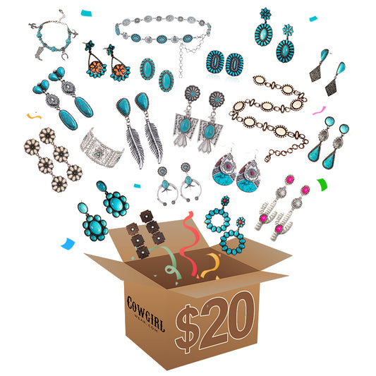 Western Jewelry Mystery Box : Unbox Up to $70 Value for FREE – 1000 Pcs Limited Stock