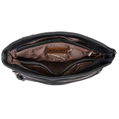 Montana West Double Compartments Crossbody Purse