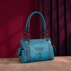 Montana West Whipstitch Collection Concealed Carry Satchel