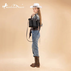 Montana West Western Fringe Bag