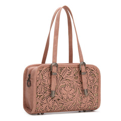 Montana West Western Tooled Small Satchel Bag