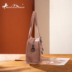 Montana West Western Tooled Small Satchel Bag